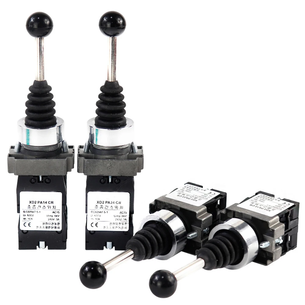 XD2-PA12CR PA22CR PA14CR/PA24CR 2 Позиции 2NO 22 мм Переключатель джойстика перекрестные Клавишные переключатели
