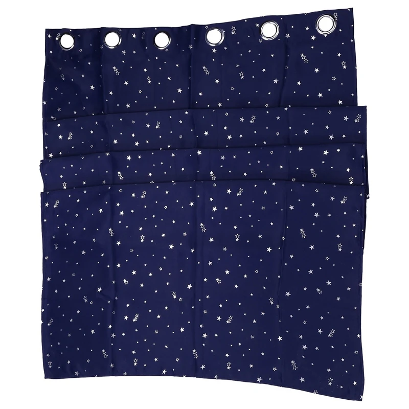 

Shiny Stars Children Curtains For Kids Boy Girl Bedroom Living Room Blackout Cortinas Custom Made Drapes