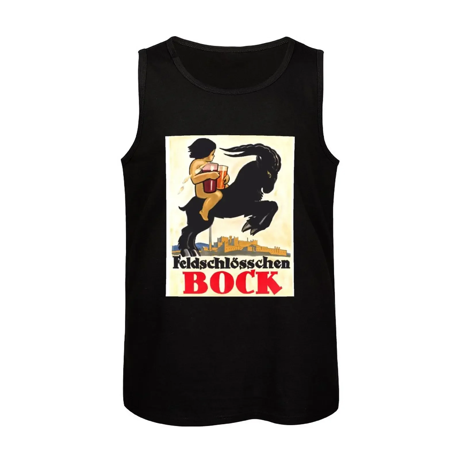 Мужская футболка Feldschl?sschen Bock из хлопка