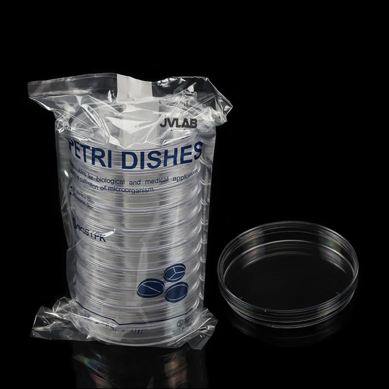 Sterile Petri Dish 90 mm Disposable PS Culture Dish With Lid For LB Plate Yeast Height 15 mm EO Sterilization 500/PK