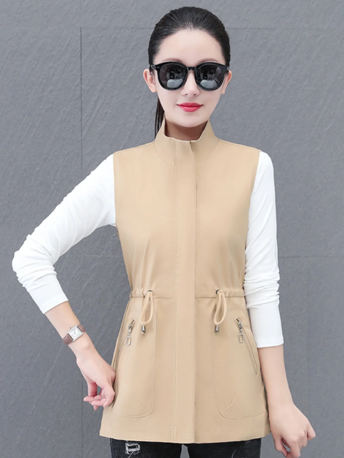 Женский жилет Woodpecker Western Sle 2024 популярный весенне-осенний для мам среднего