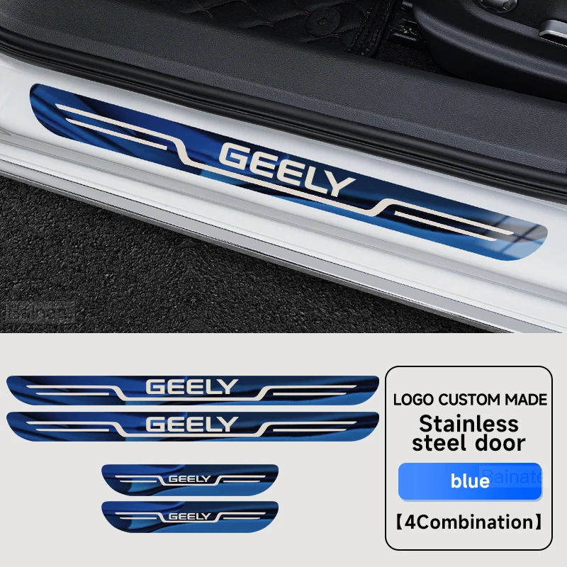 

Автомобильная накладка на порог из нержавеющей стали для GEELY coolray emgrand monjaro tugella Okavango 2023 2024, автомобильные аксессуары