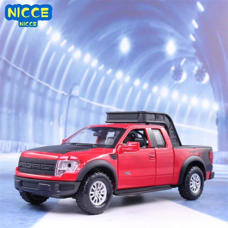 

Nicce 1:32 Ford Raptor F150 Pickup Alloy Car Model Diecasts Metal Modified Off-road Vehicles Model Sound Light Toy Gift A187