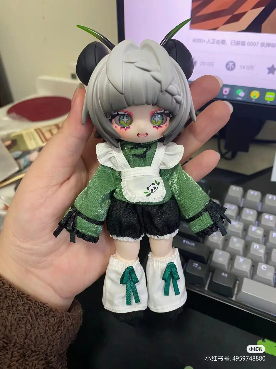 Студийное насекомое кафе глухая коробка 12 точек Bjd загадка угадать сюрприз сумка