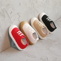 childrens canvas shoes 2022 korean style kindergarten soft sole shoes for children sneakers boys girls shoes baby casual shoes
