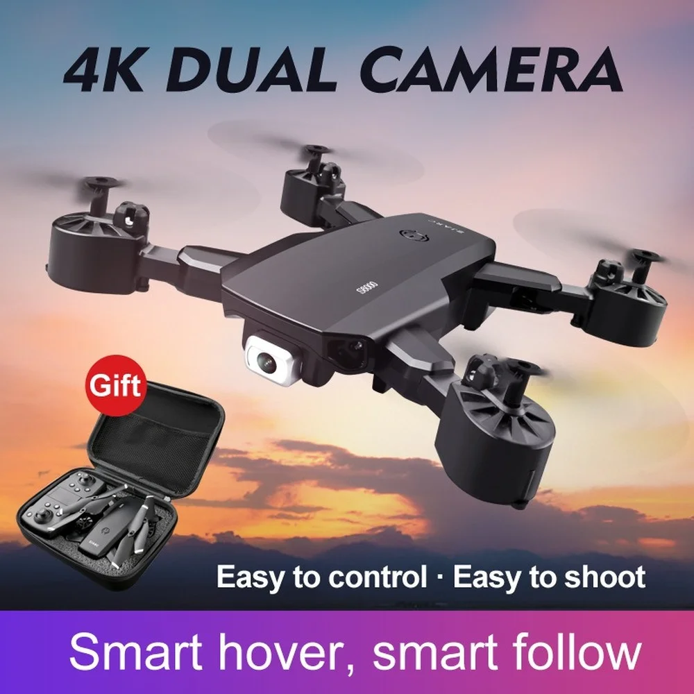 

S6000 Drone Professional 4k HD Dual Camera Fpv UAV Height Keep Quadcopter RC Drone RC Airplane Toy Gift