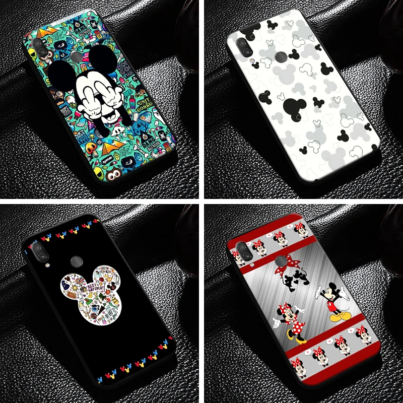 

Cute Mickey Minnie Mouse For Xiaomi Redmi Note 7 7S 7 Pro Redmi 7 7A Phone Case Silicone Cover Back Soft Funda Coque Carcasa