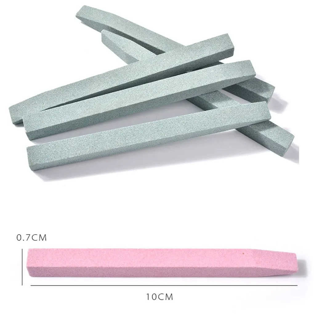 

2PCS/Set Quartz Scrub Nail File Cuticle Remove Stick Nail Art Grinding Stone Exfoliate Carving Pusher Manicure Care Tool