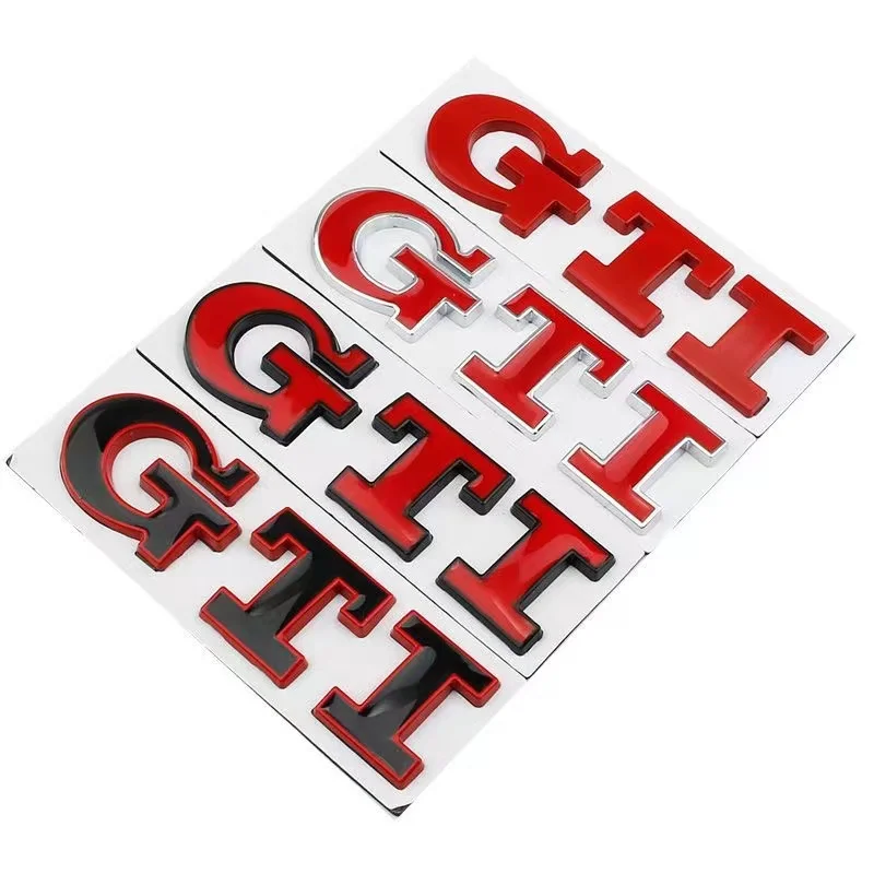 Металлические наклейки с логотипом автомобиля эмблема заднего багажника для VW GTI