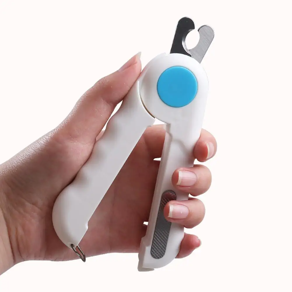 

Кусачки для ногтей для домашних животных, профессиональные Нескользящие ножницы для ногтей с мини-пилкой для ногтей, товары для домашних жи...