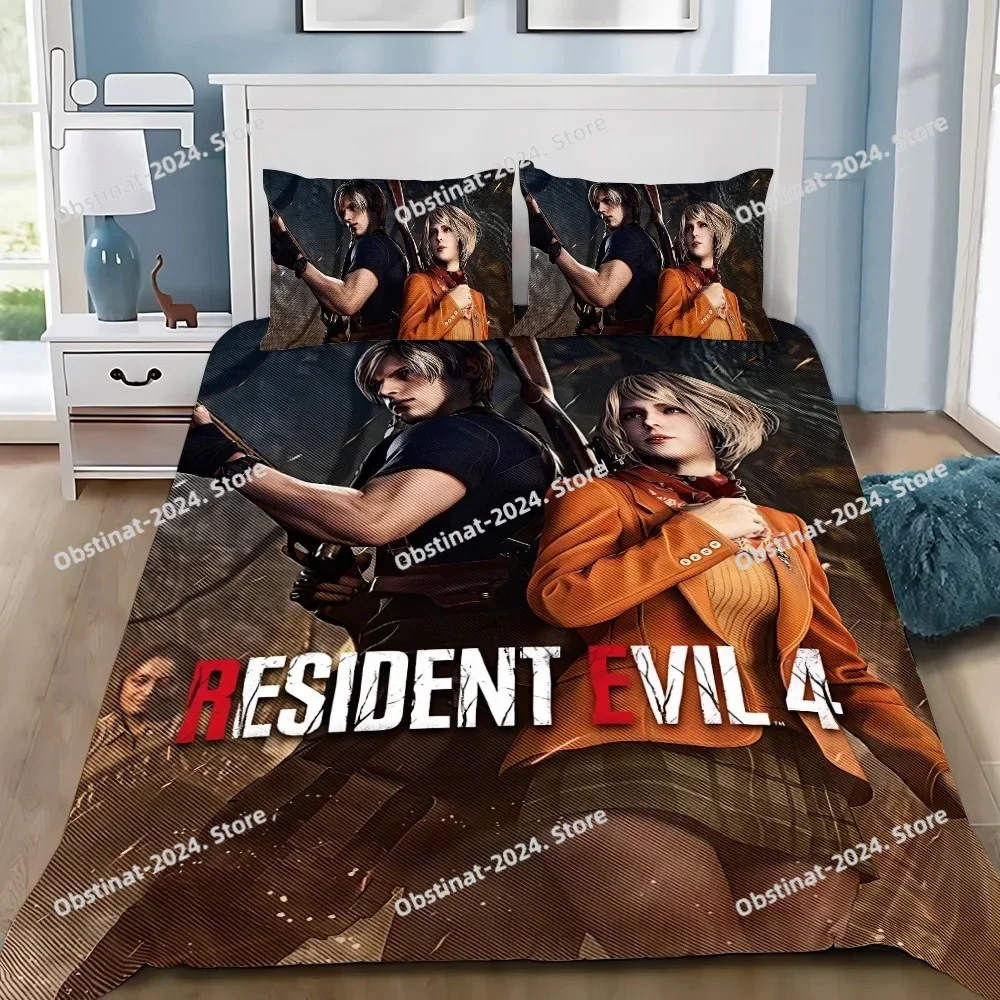 

Комплект постельного белья Resident Evil принтом 3 шт