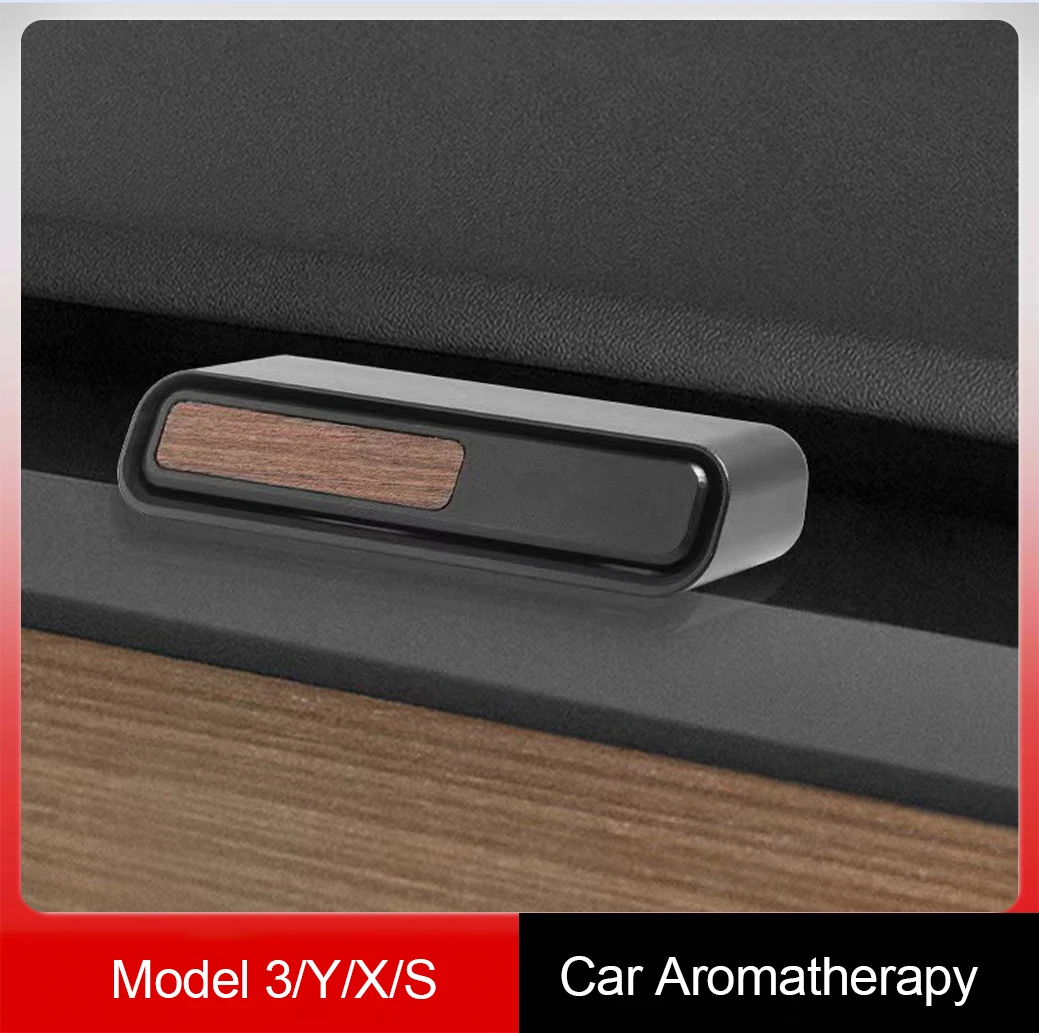 

For Tesla Car Air Freshener Vent Clip Aromatherapy Lasting Light Fragrance Vehicle Interior Decoration Accessory