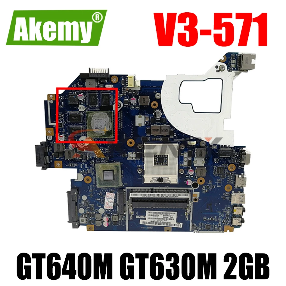 

For Acer aspire V3-571 V3-571G E1-571G Laptop Motherboard HM77 DDR3 NBRZP11001 Q5WVH LA-7912P GT640M GT630M 2GB 100% test work