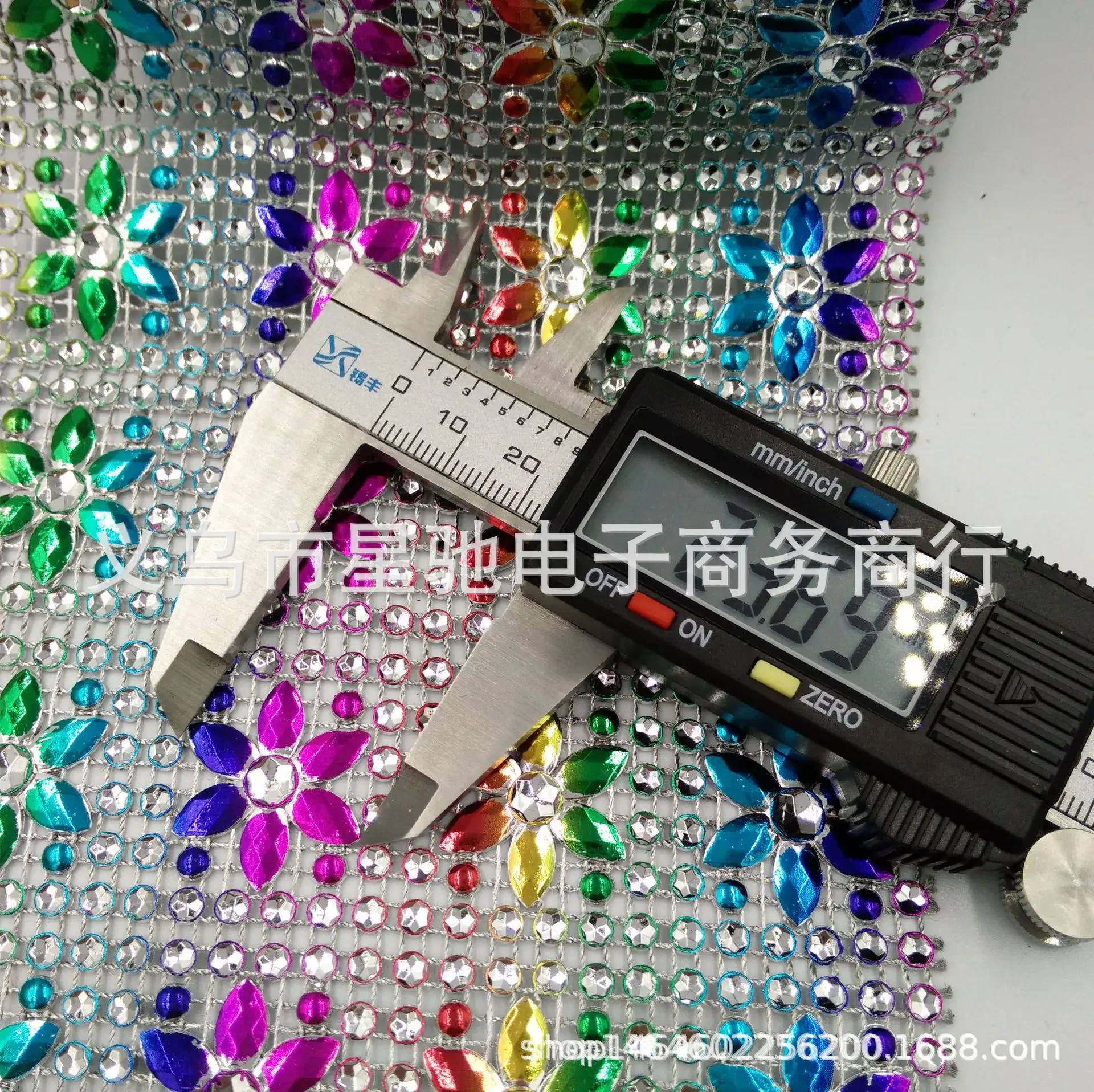 1 ярд овальные Красочные Бриллиантовые сетчатые ленты разразразы рулонная лента