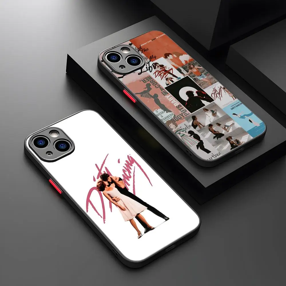Чехол для телефона в стиле фильма Грязные танцы матовый прозрачный