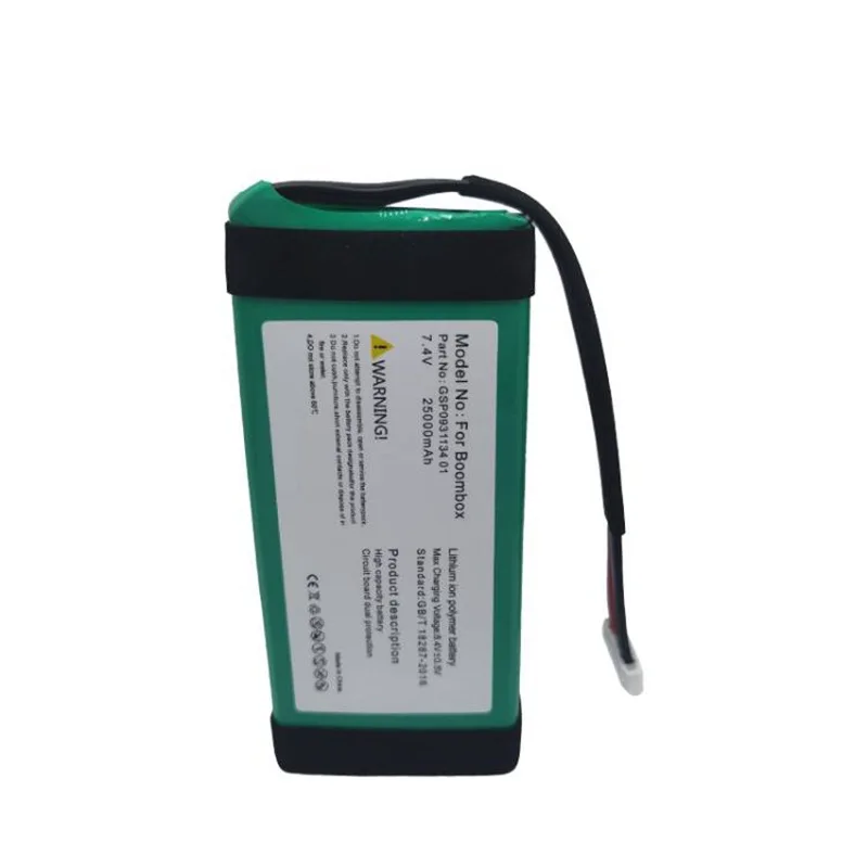 

For JBL Boombox battery 7.4V 25000mAh GSP0931134 01 For JBL Boombox battery JEM3316,JEM3317,JEM3318 with tool