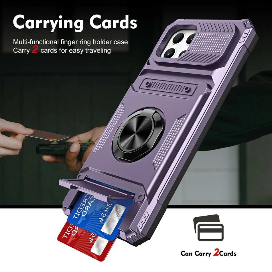 Чехол для телефона T-mobile Revvl 7 pro с магнитным кольцом и подставкой жесткий кошелек