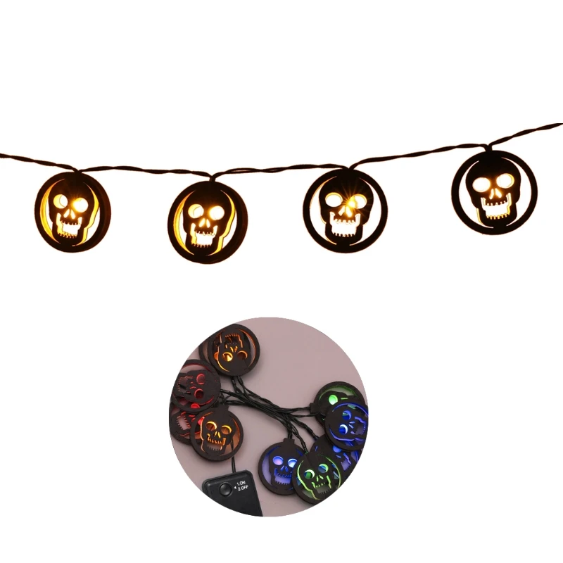 

Halloween Plastic String Lights Operated LED Outdoor Decorative Ropes