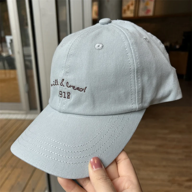 Новая вышивка букв Make Your Face Look Менше Бейсболка Мужская и женская летняя шляпа от