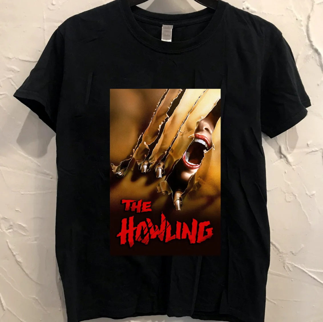 

The Howling 1981 Classic Black T-Shirt, 80's Movie T-Shirt, Horror T-Shirt