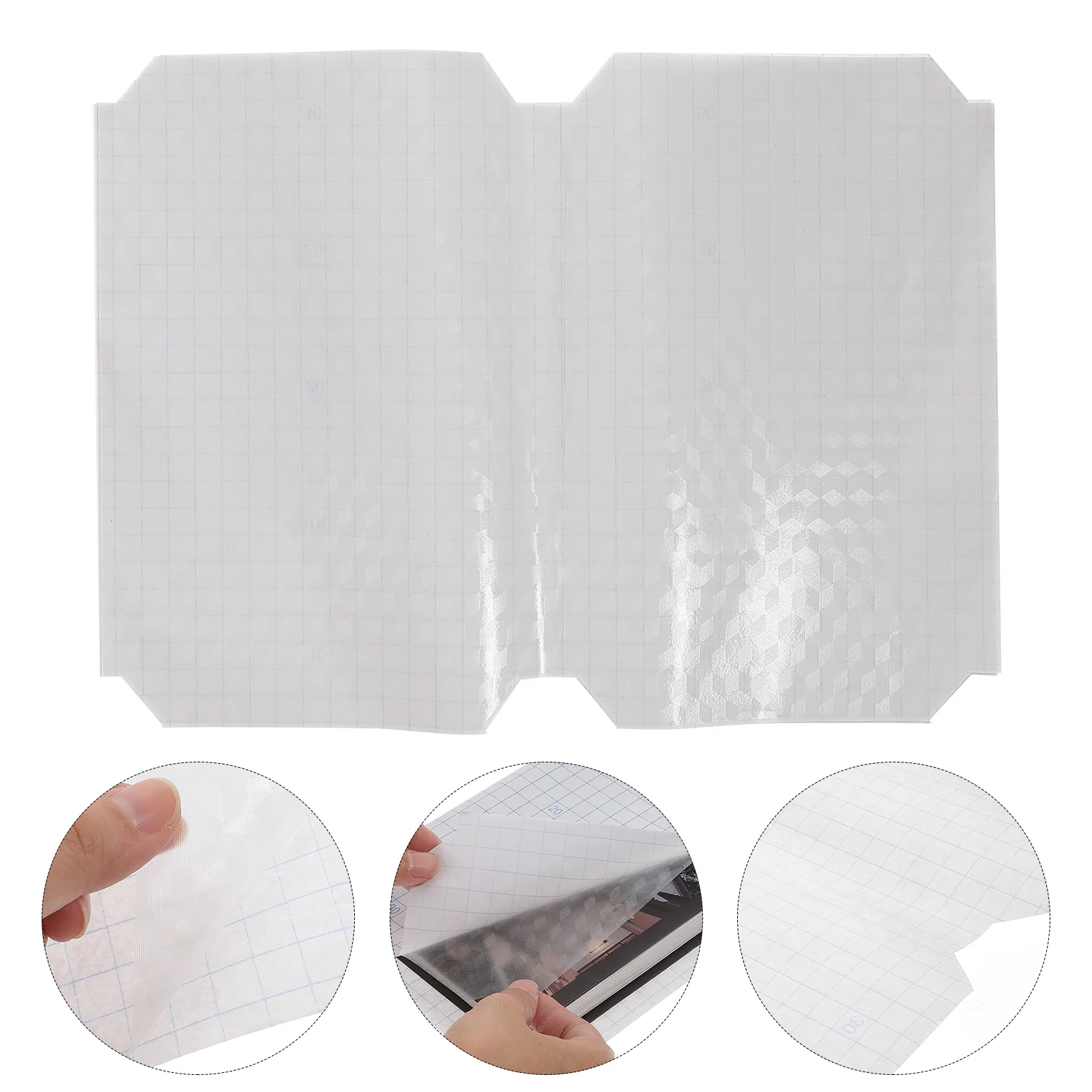 

20 Pcs Book Film Plastic Covers Dustproof Films Textbook Protector Waterproof Protection Transparent Frosted Student Students