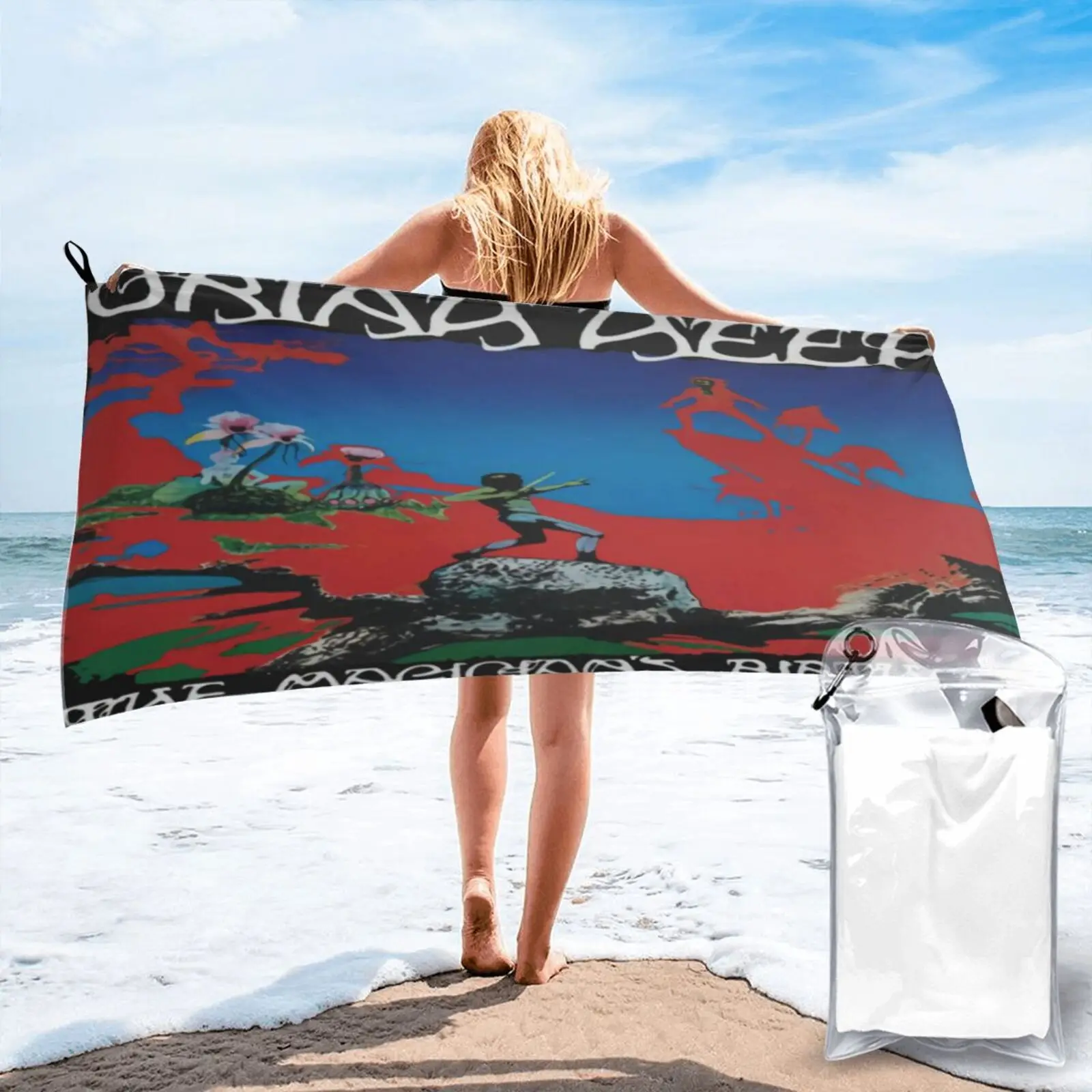 

Uriah Heep The Magician Birthday 1972, полотенце для ванны и душа, Пляжное махровое полотенце s, полотенце для волос, пляжное одеяло, пляжное одеяло для дома