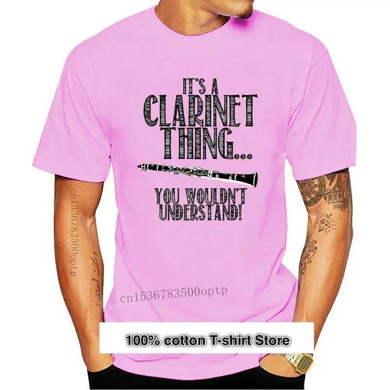 

Camiseta divertida de Clarinete para hombre y mujer, camiseta de color blanco, novedad