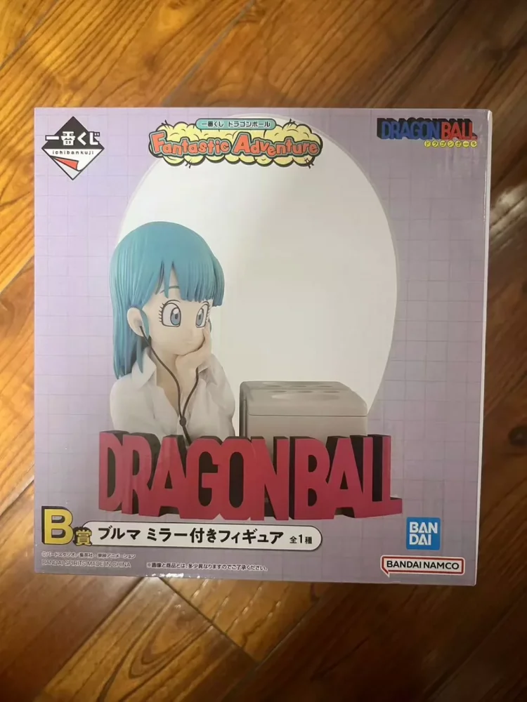 В наличии Bandai Ichiban Kuji Dragon Ball Fantastic Adventure B Bulma с зеркальными фигурками Brinquedos Аниме