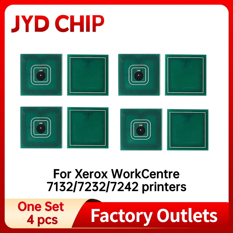 

Чип для Xerox 7132 чип для тонера 013R00636 CT350580 чип для барабана 7132 006R0127 1 чип для сброса тонера для Xerox WorkCentre 7132 7232 7242
