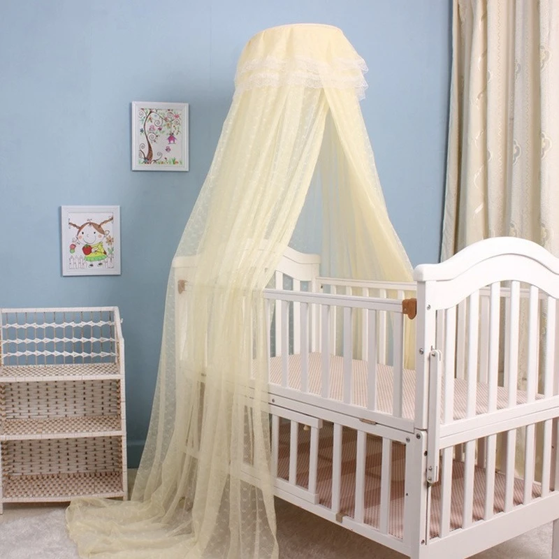 Crib Mosquito Net with Bracket Children Mosquito Net Baby Mosquito Net Floor Clip-type Baby Mosquito Net Cover Universal