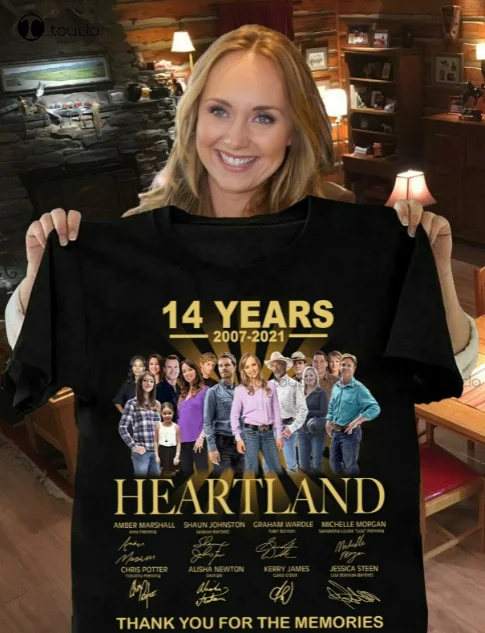 

14 Years 2007-2021 Heartland Thank You For The Memories Movie Film Tee Shirt Shirt Printing Custom Aldult Teen Unisex Xs-5Xl