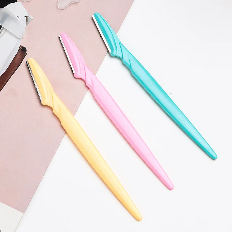 

1/3Pcs Small Professional Trimmer Safe Blade Shaping Knife Eyebrow Blades Face Hair Removal Scraper Shaver Makeup Beauty Tools