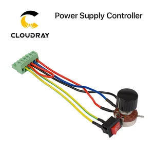 Регулируемый резисторный регулятор с ручкой и переключателем для регулировки мощности для тестирования блока питания для CO2 лазерного станка