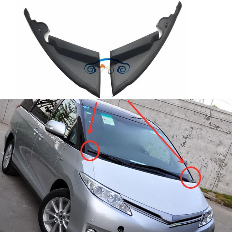 

For Toyota Previa ACR50 Origianl Front Glass Triangle Glue Wiper Water Deflector Triangle Plate OEM 53867-28050