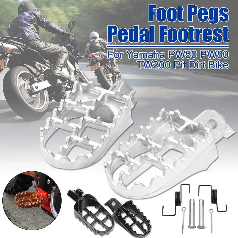 

Универсальные Алюминиевые Подножки для Yamaha PW50 PW80 TW200 Honda XR/CRF