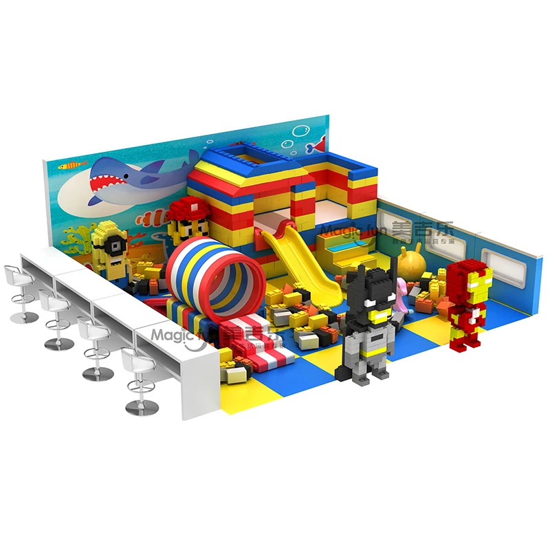 Детская фотоплощадка пластиковая горка для детей детская игровая площадка