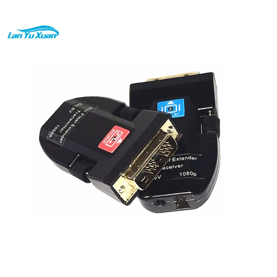

Mini 1*LC 2*LC 4k dvi over fiber converter dvi fiber extender Audio and video transmitters and receivers
