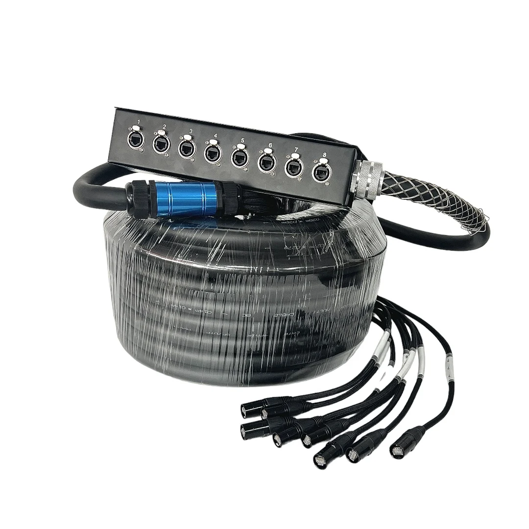 4-канальный 40-метровый змеиный кабель CAT6 бескислородный медный сетевой