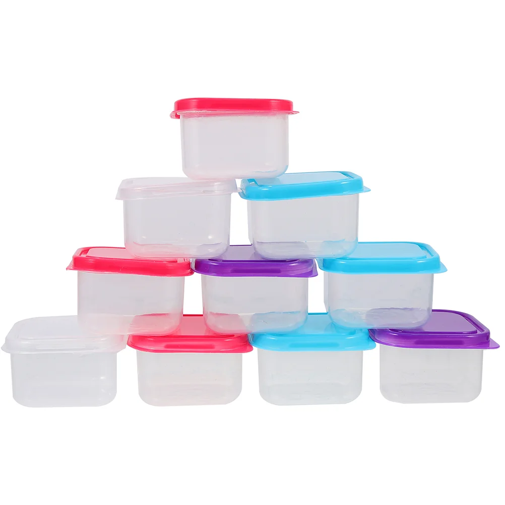 

Containerskidsstorage Accessories Container Bins Cups Deli Reusable Dressingfreezer Fridge Stackableairtight Boxes Portion Shot