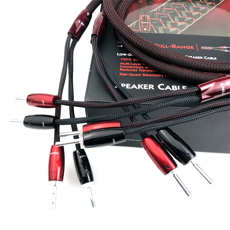 Динамик-кабель серии 1000 Серебряный штекер типа банан / Y-образный