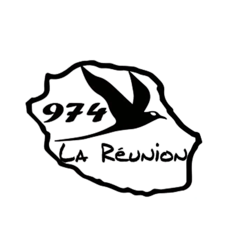 Для 974, острова собрания, соломенная карта, хвост автомобиля, наклейка s, искусство, татуировка, наклейка, Виниловая наклейка N111