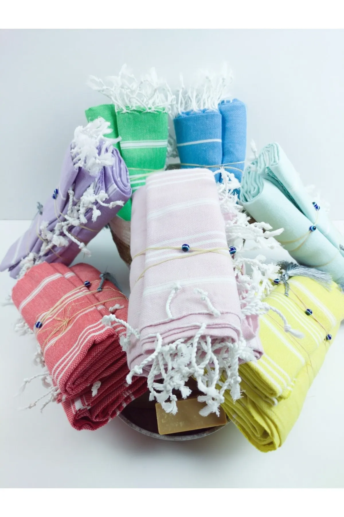 

Beach Towel Beach Bath Body Spa Massage Pool Turkish Bath Sauna Towel Set 2 100% Cotton 90 And 45 X90 lovels