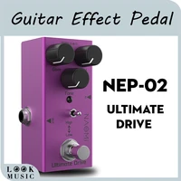 true bypass design ultimate drive electric guitar effect pedal with aluminum alloy material guitar effect pedal