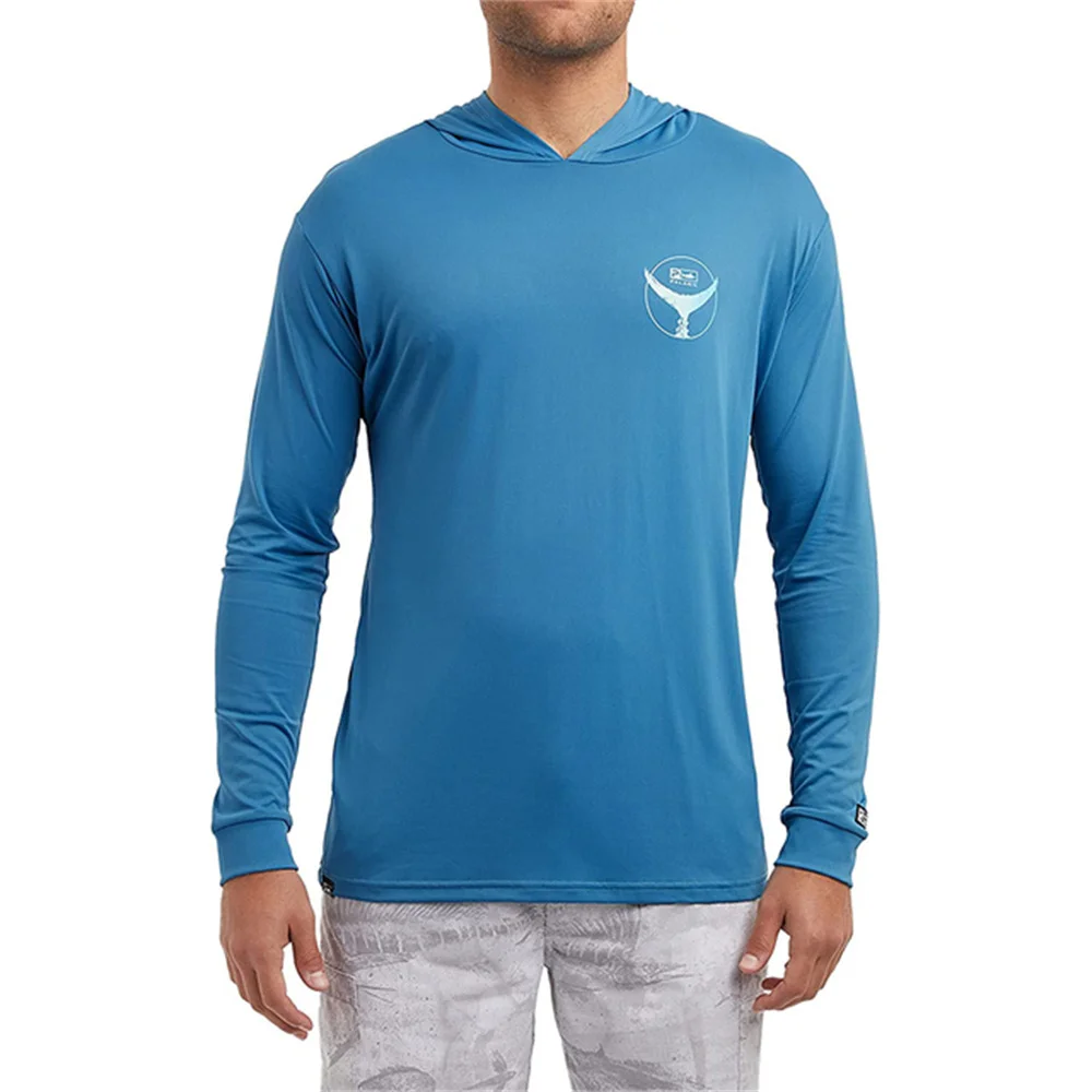 

Pelagic Fishing Hooded Shirt Sun Uv Protection Fishing Shirts Outdoor Summer Long Sleeve Hoodie Men's Fishing Clothes Ropa Pesca