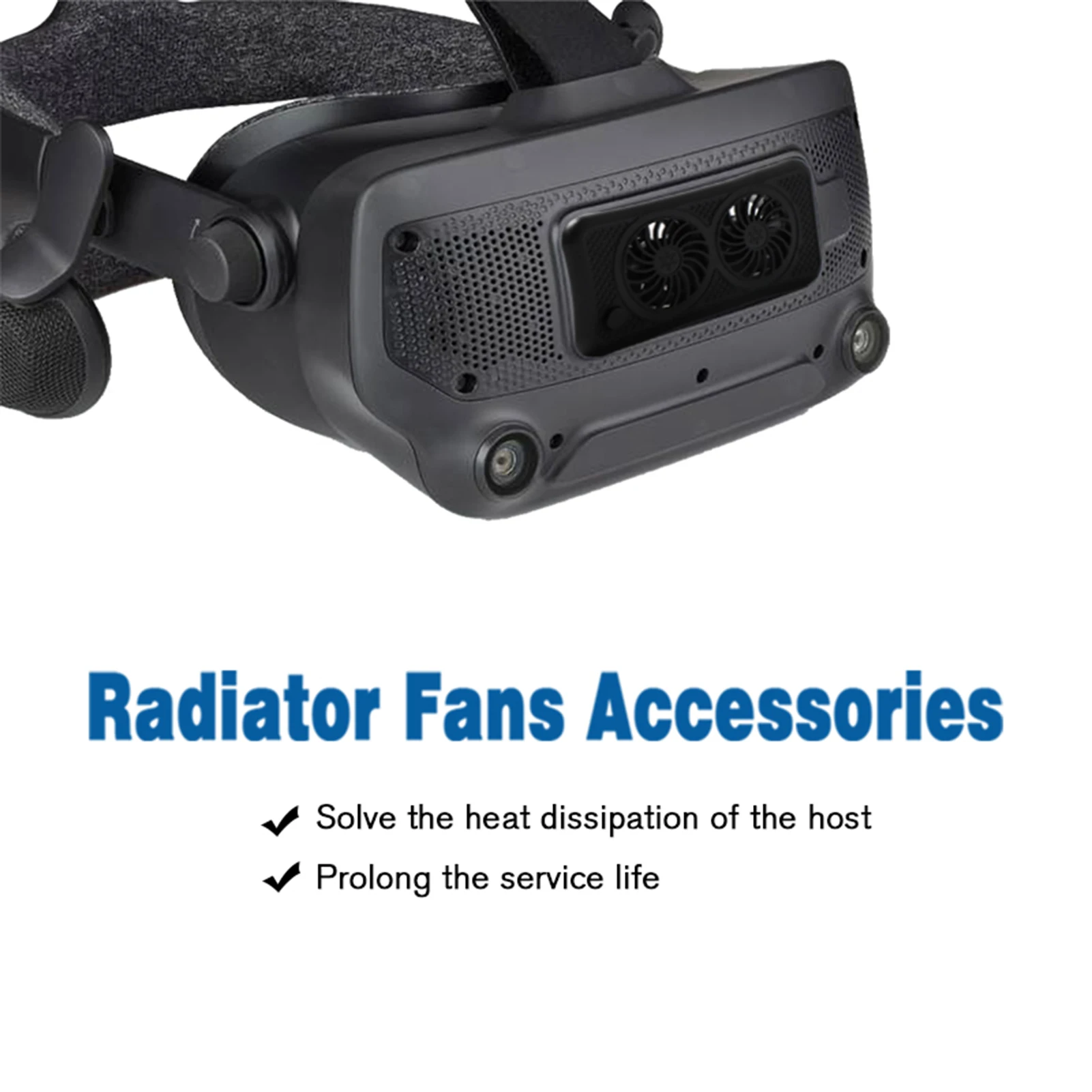 

USB Radiator Fans Accessories For Valve Index 11000rpm Cooling Heat Fan For Valve Index VR Game ABS Cooling Fan For VR Headset