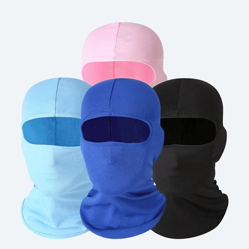 

Summer Cool Balaclava Ice Silk Cycling Cap Sun UV Protection Sports Face Cover Headwear Bike Motorcycle Men's Hats