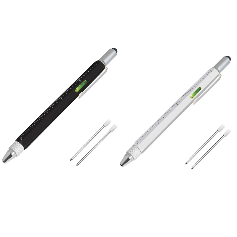 

Ручки для мужчин 6 в 1, ручка с мульти-инструментами, Уникальный гаджет на Рождество, День Святого Валентина, День матери, подарки на день рожд...