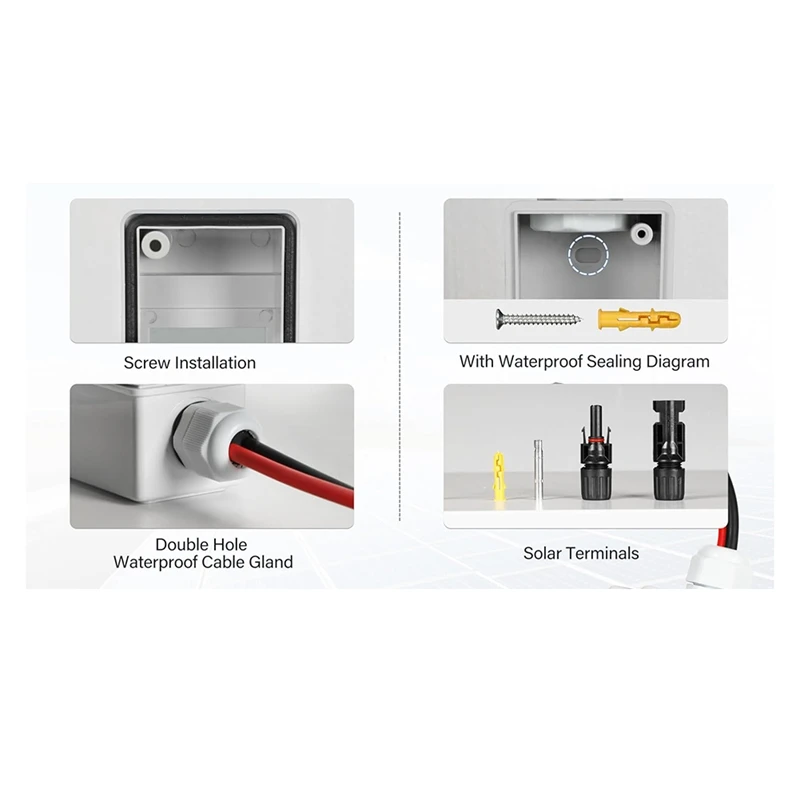 Переключатель отключения солнечных панелей 32 А переменного тока переключатель