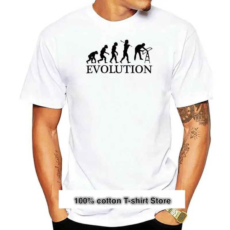 

Joiner-Camiseta Evolution Of Man para hombre, ropa para mujer, Top