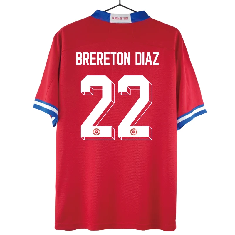 

2022 New High quality Man chile jersey T-shirt Medel Alexis Arturo Vidal Eric Pulgar Brereton DIAZ CH Aranguiz